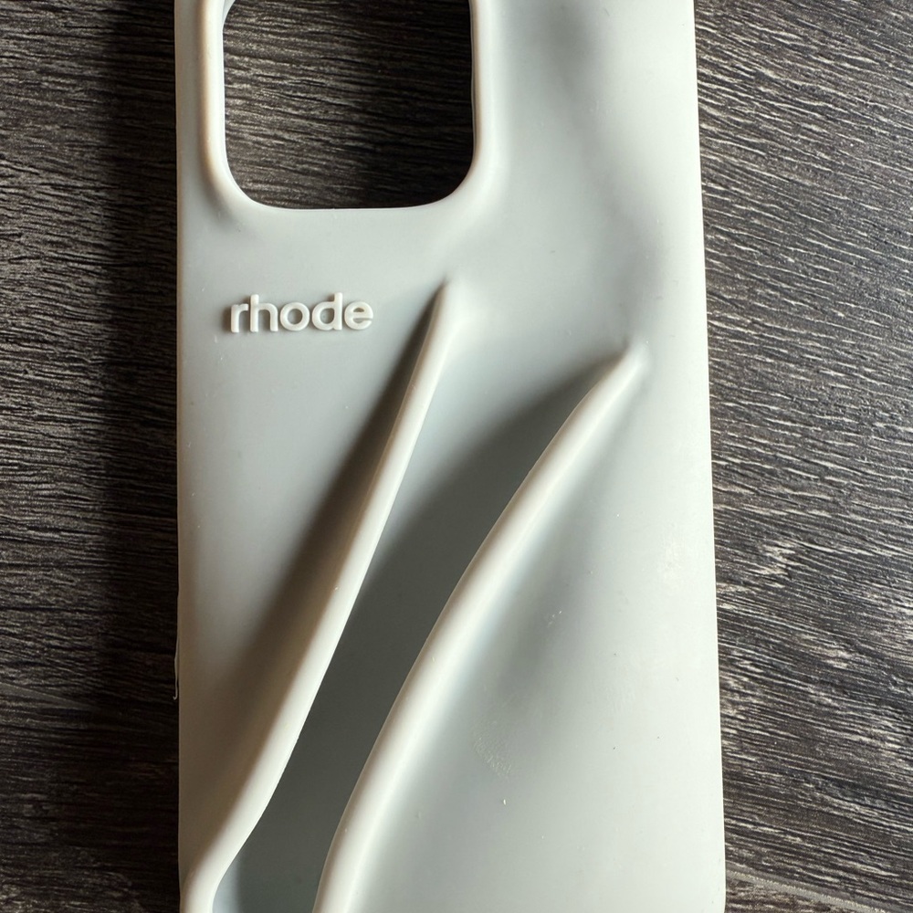 Rhode Gray Phone Case for iPhone 16 Pro. Free shipping